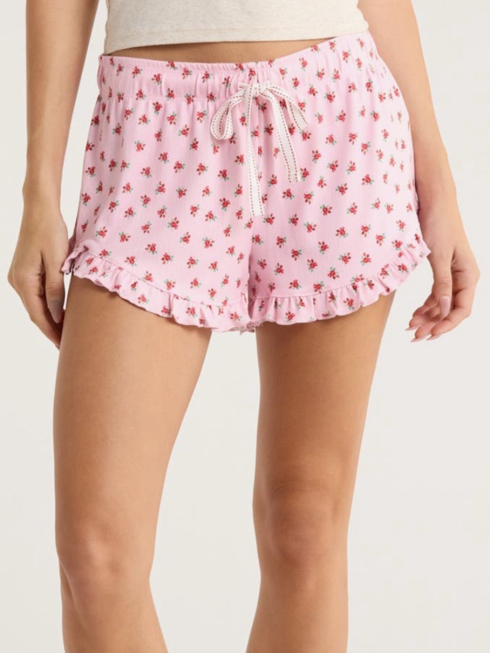 PJ Salvage Crazy for the Holidays Brushed Pointelle Pajama Shorts